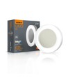 15W LED tak/vegglampe Bulkhead - IP65, 5000K, 19x19cm, hvit kant, IK07, utendørs/våtrom