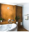 15W LED tak/vegglampe Bulkhead - IP65, 5000K, 19x19cm, hvit kant, IK07, utendørs/våtrom