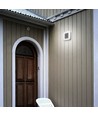 24W LED taklampe - IP65, 32x32cm, 5000K, bulkhead, utendørs/våtrom