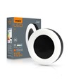 15W LED bulkhead vegg/taklampe, sort - 1550lm, IP65, 5000K, 190x190mm, utendørs/innendørs