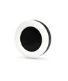 15W LED bulkhead vegg/taklampe, sort - 1550lm, IP65, 5000K, 190x190mm, utendørs/innendørs