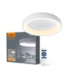 72W LED taklampe med fjernkontroll - 45x45cm, dimbar, justerbar CCT, inkl. fjernkontroll og timer