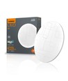 48W Mila LED taklampe - 4320lm, IP44, 4000K, 48x48cm, hvit kant