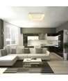72W LED taklampe med fjernkontroll - Dimbar, 2700-6000K, flicker free, hvit kant