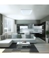 72W LED taklampe med fjernkontroll - Dimbar, 2700-6000K, flicker free, hvit kant