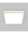 24W LED taklampe, kvadratisk - 2900lm, 4000K, 29x29cm, hvit kant, IP20 innendørs