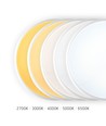 30W LED sensorlampe med nødlys – justerbar watt/CCT, IP44, innebygd batteri