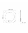 36W LED modul - 4000K, 4350lm, IP20 innendørs, 270x270mm