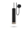 GU10 pendel skinnespot - Sort, Ø5,5 cm, maks. 30W, IP20 innendørs, uten lyskilde
