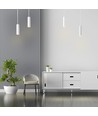 GU10 pendel spot - Hvit, Ø6cm, aluminium, uten lyskilde