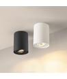 GU10 takmontert spot - Hvit, Ø9,6cm, høyde 12,5cm, uten lyskilde