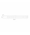2m skinner til skinnespot - 1-faset, svart, 1F2W