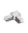 L-samler for 1-faset skinne - Hvit, 1F2W
