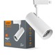 20W 1-faset RA90 Tor skinnespot - Hvit, 1F2W