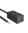 Strømtilkobling til Slim magnet skinne, 48V - Sort, tilkoblingsboks, 3 års garanti