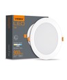 12W LED innfellingspanel - 1350lm, 4000K, 120 grader, rammeløst design, justerbar montering