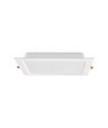 18W Firkantet rammeløst LED panel - 122lm/W, 4000K, 224x224mm, hvit kant, flicker free