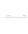 10m 17W/m vanntett LED-strip - 24V DC, IP68, 168 LED per meter!