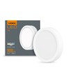 12W Ø17cm LED taklampe - 4000K, 900lm, IP20 innendørs, hvit kant, inkl. lyskilde