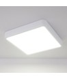18W LED påbygningspanel - 1400lm, 4000K, hvit, 19,2 x 19,2 cm, IP20 innendørs
