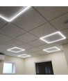 60x60 LED-panel med kantlys, 40W - 100lm/W, 4000K, nøytral hvit, flicker free