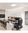 60x60 LED-panel - overflatemontert ramme