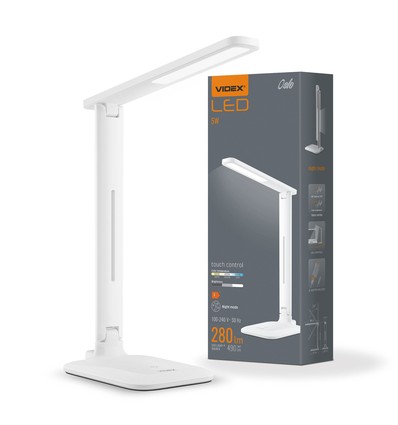 5W Oslo LED skrivebordslampe, 3-trinns dimbar - Hvit, CCT, 280lm, IP20 innendørs