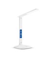 7W LED skrivebordslampe dimbar - Justerbar CCT, 5 lysstyrker, hvit, flicker free, inkl. adapter