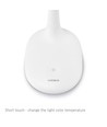 5,5W LED dimbar skrivebordslampe - Touch kontroll, 4000K, flicker free, hvit
