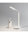 5W oppladbar LED skrivebordslampe - Touch dimbar, CCT, 2600mAh batteri, hvit, inkl. USB-kabel