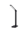 18W LED skrivebordslampe med trådløs lading - 700lm, 5-trinns dimbar, CCT justerbar, sort, flicker free