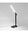 18W LED skrivebordslampe med trådløs lading - 700lm, 5-trinns dimbar, CCT justerbar, sort, flicker free