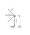 18W LED skrivebordslampe med trådløs lading - 700lm, 5-trinns dimbar, CCT justerbar, sort, flicker free
