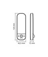 Oppladbar LED-lampe - PIR bevegelsessensor, CCT, USB-C