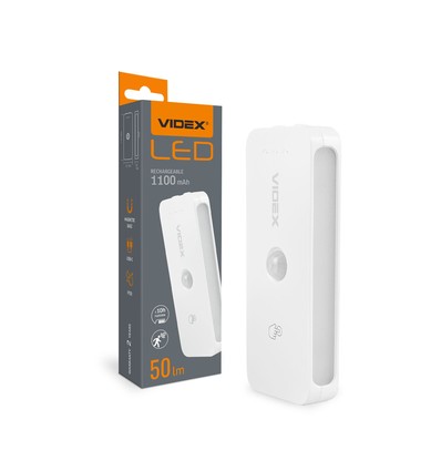 0,8W oppladbar LED nattlampe med sensor - 50lm, PIR, CCT, magnetisk montering, USB-C, 3.7V