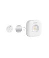 2 stk. oppladbare LED nattlys med sensor, 0,5W - PIR bevegelsessensor, 3 lysfarger, USB-C, magnetisk montering, innendørs