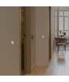 2 stk. oppladbare LED nattlys med sensor, 0,5W - PIR bevegelsessensor, 3 lysfarger, USB-C, magnetisk montering, innendørs