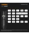 LED bærbar lommelykt - 5000K, lysstyrke: 4000