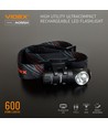 LED lommelykt - bærbar, 5700K, lysstyrke 600lm, forbruk 10W