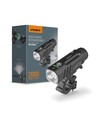20W LED sykkellykt - 5000K, svart
