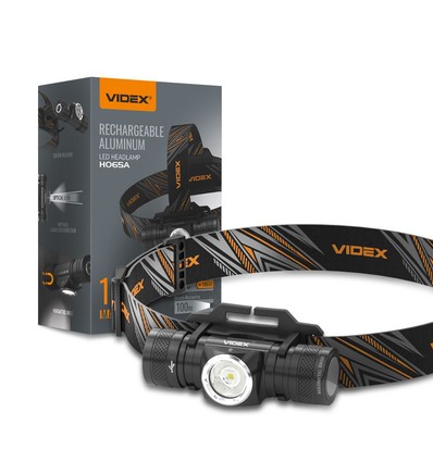10W LED Oppladbar hodelykt - 5000K, USB-C, 1200lm