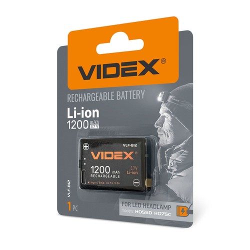 Oppladbart li-ion-batteri - 1200mAh