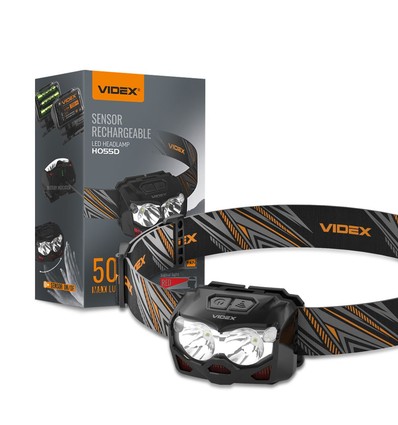 LED-hodelykt 2x5W frontlykt - 5000K, lysstyrke: 500lm