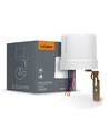 Skumringsrelé 25A - IP44, 5750W, hvit, lyssensor til automatisk tenn/slukk