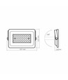 30W LED lyskaster med sensor - 2700lm, IP65, 5000K, PIR sensor, utendørs arbeidslampe