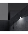 10W LED lyskaster - 95lm/W, IP65, 5000K, sort, utendørs