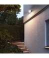 10W LED lyskaster med sensor - 100lm/W, IP65, 5000K, sort