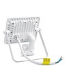 20W LED lyskaster med sensor - 6500lm, IP65, IK07, grå, utendørs