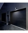 20W LED lyskaster med sensor - IP65, 5000K, sort, utendørs, bevegelsessensor