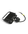 30W LED lyskaster med sensor - 5000K, IP65, sort, PIR bevegelsessensor, utendørs